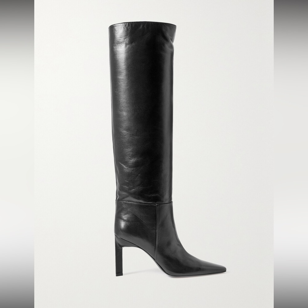 The Attico Vitto leather knee boots, 37
